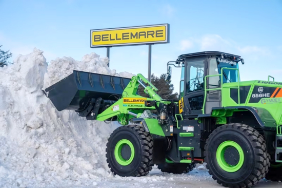 LIUGONG Electric Loader Made Its Debut in Canada