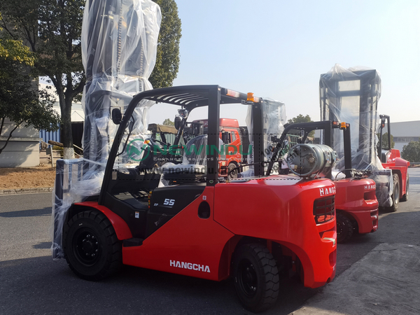 Guatemala - 1 Unit HANGCHA CPQYD55 & 1 CPCD140 Forklift